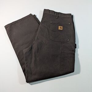 Carhartt Men's Loose Original Fit Pants New Without Tags Dark Brown Size 40 x 30
